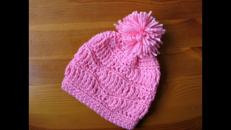 Easy crochet Baby Premature Tiny baby hat 11"-12" Tutorial