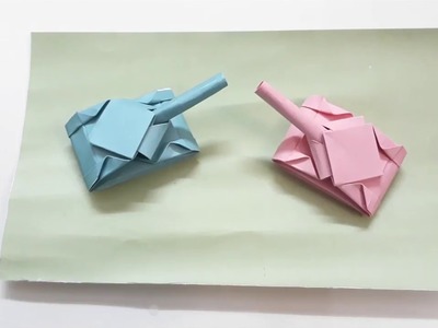 Easy Origami Tank | Paper Tank Craft | Paper Toys DIY