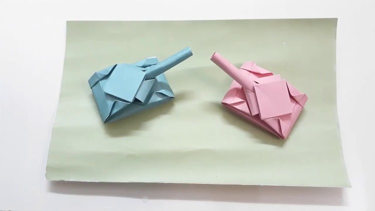 Easy Origami Tank | Paper Tank Craft | Paper Toys DIY