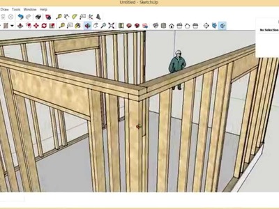 Framing Exterior Wall Corners - Requested SketchUp Video