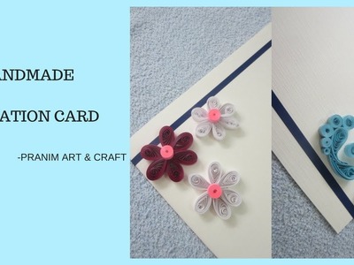 HANDMADE INVITATION CARD || CARD FOR BABY ll PRANIM Art & Craft|| GAUTAM PRAGYA