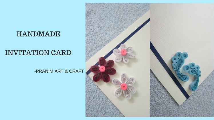 HANDMADE INVITATION CARD || CARD FOR BABY ll PRANIM Art & Craft|| GAUTAM PRAGYA