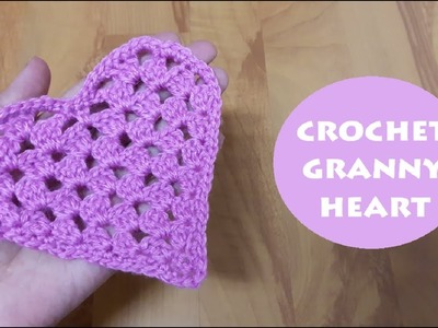 How to crochet a granny heart # 2 | !Crochet!