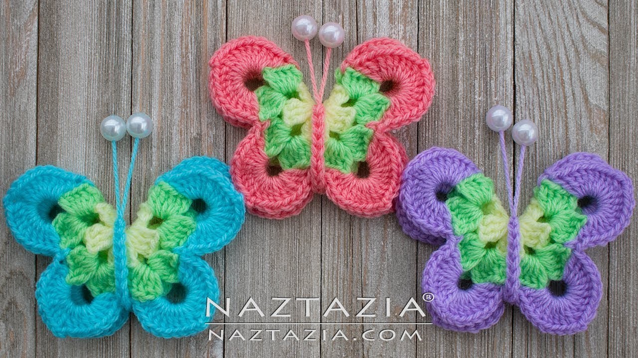 How To Crochet Sweet Simply Butterfly Diy Tutorial Butterflies Mariposa Borboleta