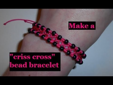 How to Make a "Criss Cross" Macrame Bracelet