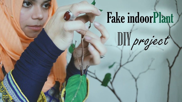 How To Make A Fake Plants at Home | DIY projects