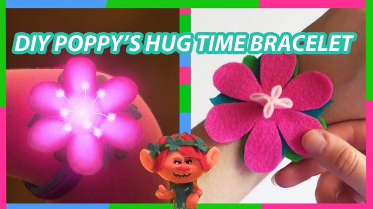 HOW TO MAKE A HUG TIME BRACELET | POPPY | TROLLS | EASY | DIY | TUTORIAL |