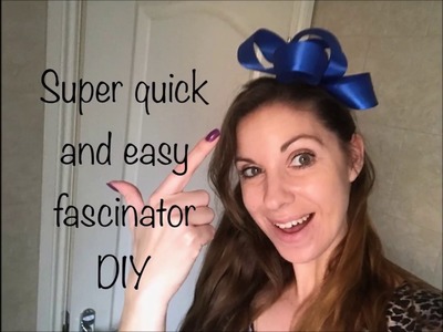How to make a Ribbon Fascinator DIY tutorial