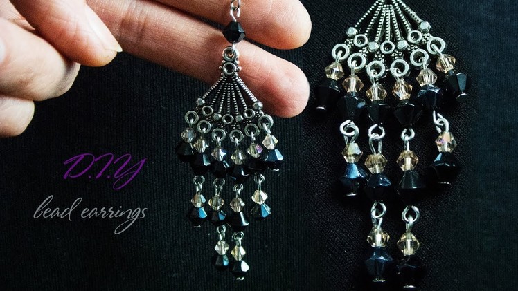 How To Make Designer Earrings | Earrings DIY | Step By Step | Jewellery Making