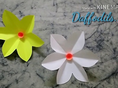 How to make Paper Daffodils | DIY