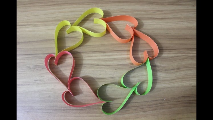How to Make Paper Hearts Decoration | DIY Paper Heart Decoration| ArifinA FariA