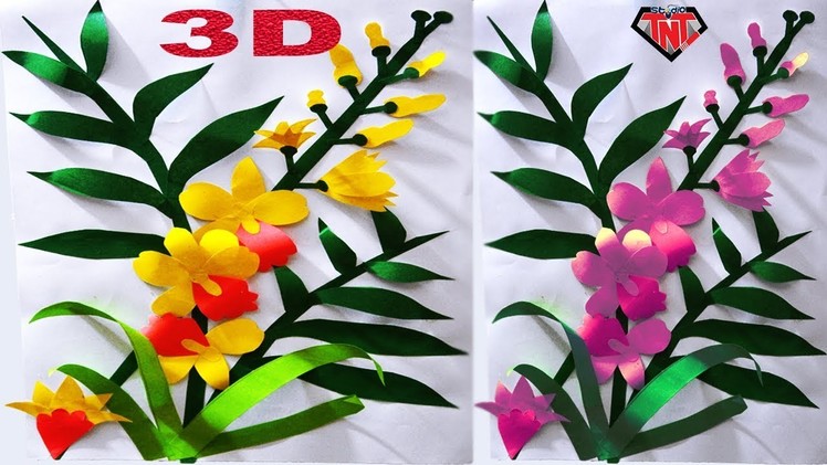 How To Make Paper Wall Hanging || DIY Paper 3D Wall Mate