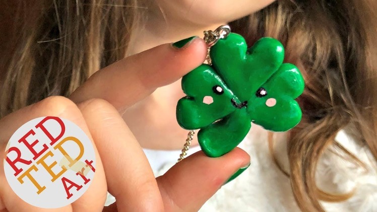 Lucky Shamrock Charms DIY -  Kawaii Shamrock BFF Pendant for St Patrick's Day