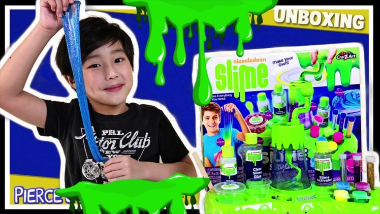 Nickelodeon Super Slime Studio Kit Review Commercial Toys R Us DIY Galaxy Slime Kit