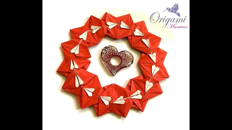 Origami Maniacs 301: Heart Wreath