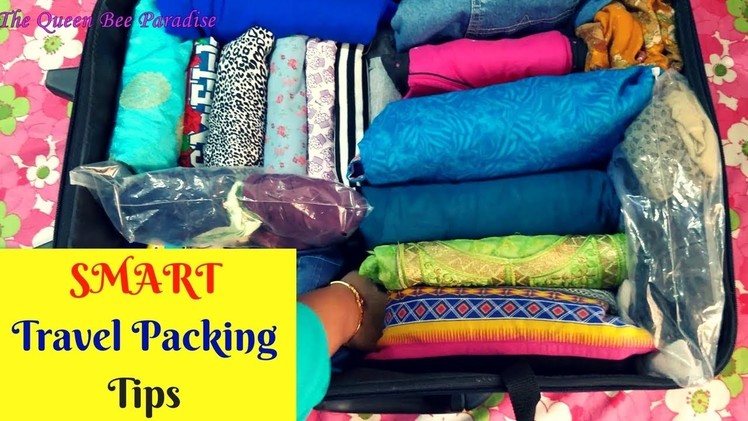 Practical Travel Packing tips- How to pack for a family in Suitcase - no special travel organizers