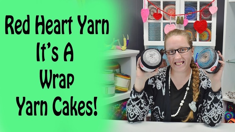 Red Heart Yarn It's A Wrap Yarn Cakes!