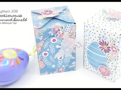 SpringWatch 2018 Happy Easter Yankee Candle Egg Punch Board Box Tutorial