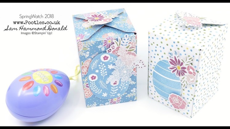 SpringWatch 2018 Happy Easter Yankee Candle Egg Punch Board Box Tutorial