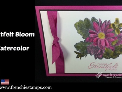 Stampin'Up! Heartfelt Blooms Watercolor