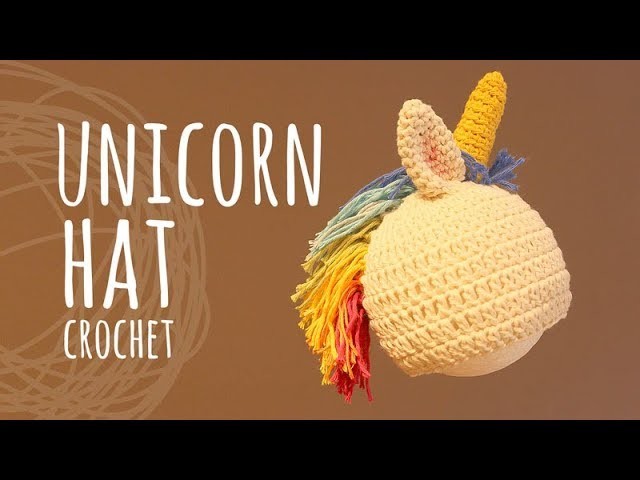 Tutorial Easy Unicorn Crochet Hat | All sizes