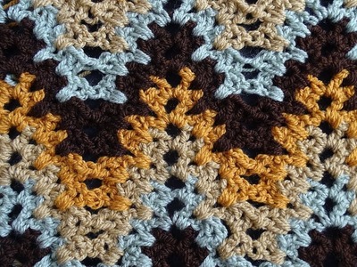 V Stitch Ripple Crochet Stitch - Right Handed Crochet Tutorial