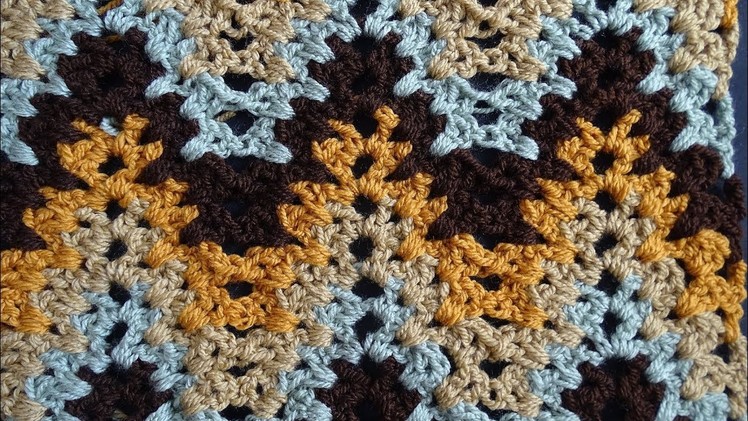 V Stitch Ripple Crochet Stitch - Right Handed Crochet Tutorial
