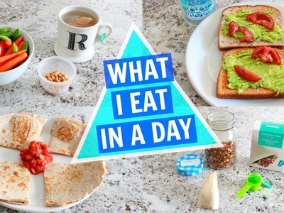What I Eat In A Day (EASY VEGETARIAN MEALS)