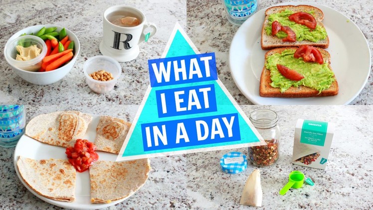 What I Eat In A Day (EASY VEGETARIAN MEALS)