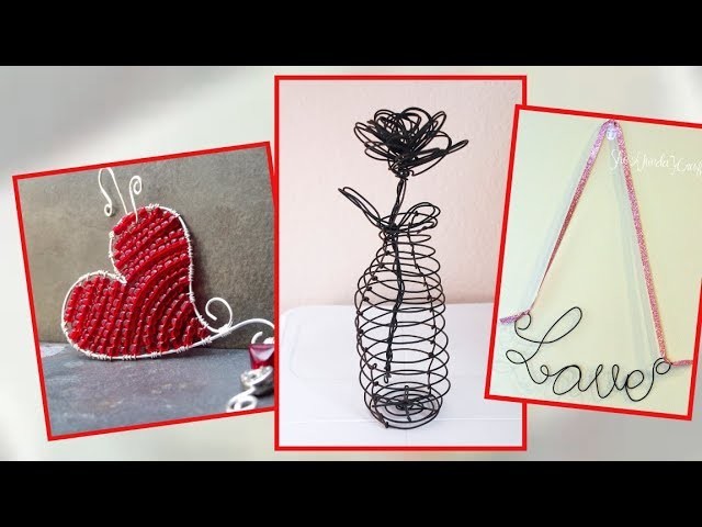 Wire Art and Craft Ideas. Valentines Day Special