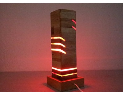 Wow !! Awesome Brilliant DIY Modern LED Desk Lamp & IDEAS