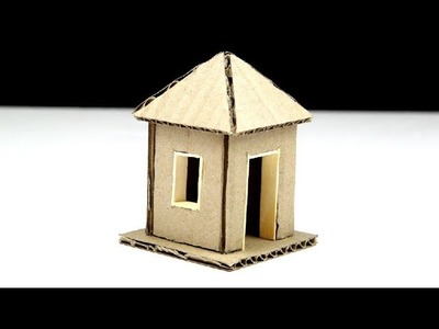 A Small Cardboard House for Kids(very simple)How to Make