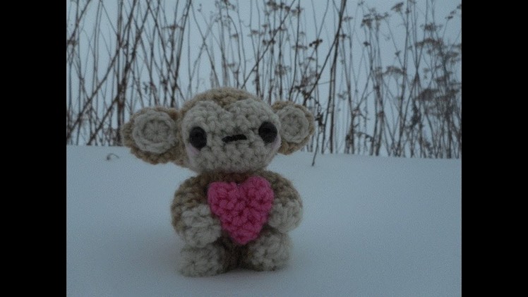Amigurumi Crochet Valentine's Monkey Tutorial