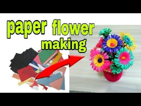 Best use of waste paper very easy and DIY at home and home decoration idea