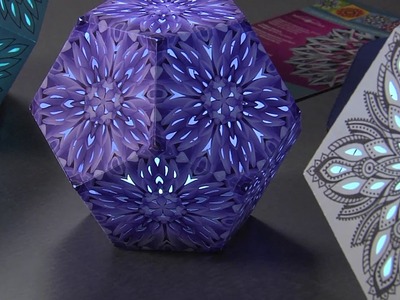 Create a Paper Kaleidoscope Lantern Using the Brother ScanNCut - Joe Rotella, Scrapbook Soup TV