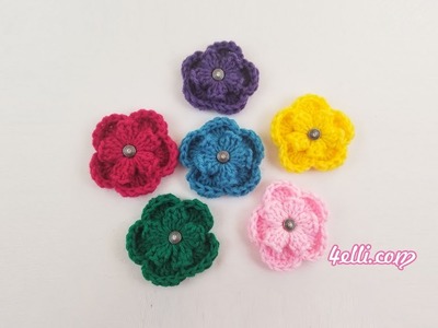 Crochet Flowers Tutorial (EN)