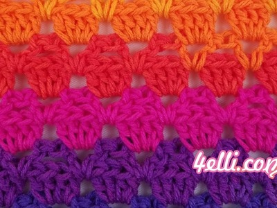 Crochet Sultan Stitch Tutorial (GR)