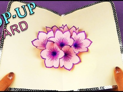 DIY 3D Flower POP-UP Card I CARD-Paper crafts I Handmade