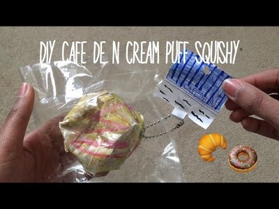 DIY Cafe De N Cream Puff Squishy| Ketchup DIY