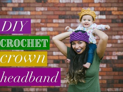 DIY Crochet Crown Headband