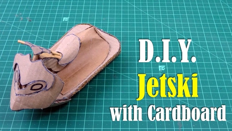 DIY: Jetski with Cardboard - How to Make very easy