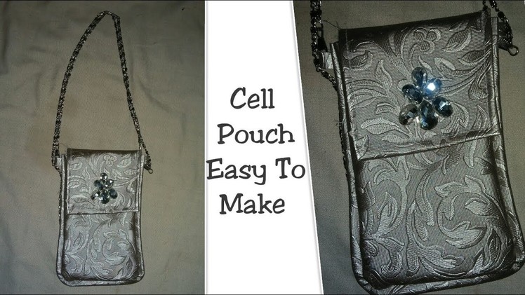 Easy To Make Mobile Pouch| How to make Handmade Mobile Case_Easy method