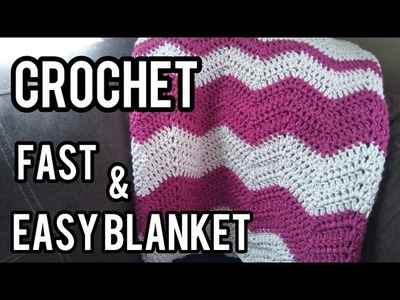 How to Crochet a Fast & Easy Blanket