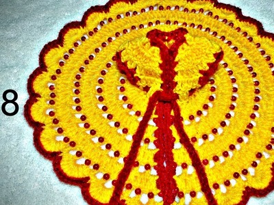 How to Crochet Beautiful Beaded Dress for Laddu Gopal. Kanha Ji | महा शिवरात्रि स्पेशल | All Sizes