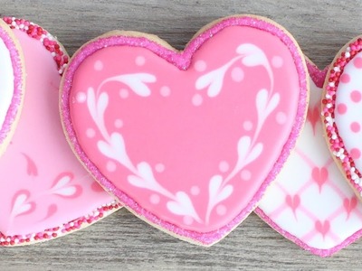 How To Decorate Cookies for Valentine's Day - Easy Valentine's day cookies