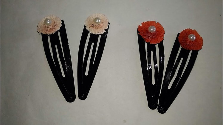 How to do: Quilling designs on hair clips!