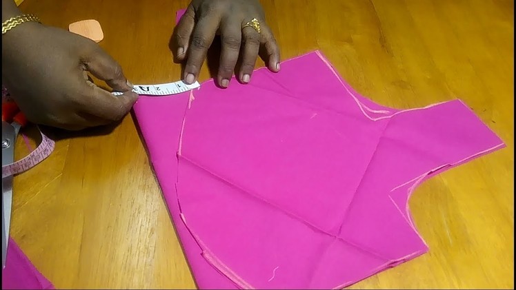 How to joint blouse front and back side perfectly.