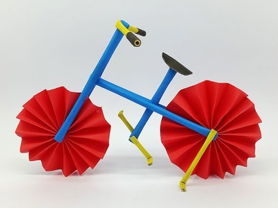 How to make a Bicycle using colors paper | DIY Paper Cycle and Paper Bike