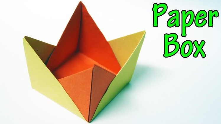How to make a Paper Box (Origami Box)