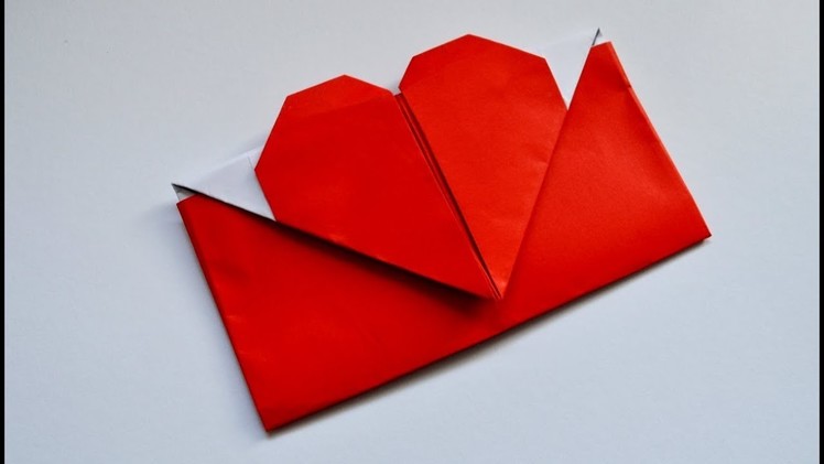 How to Make a Paper Envelope with Heart - Easy Tutorials